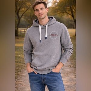 Original Brand TBOE Gray hoodie For Men Size Small